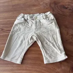 ファミリア　ズボン　パンツ　ベージュ　90 赤