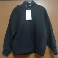 シーズンリーズン punyu fit サイド　布帛　パーカー サイズM　ブラック