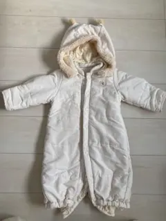 ベビー　ジャンプスーツ　ロンパース　50 60 70 アウター　フード