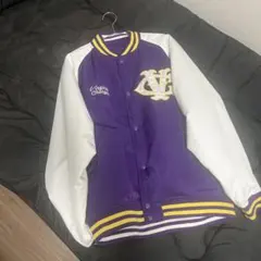 紫/白 スタジャン CHARGES