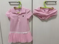 Ralph Lauren ピンク ポロワンピース 12M