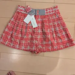 新品タグ付き　ジルバイジルスチュアート　チェックショートパンツ