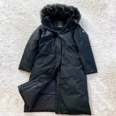 極美品　ノースフェイス　マクマード　ダウンコート　ファー　ロング　黒　Lサイズ
