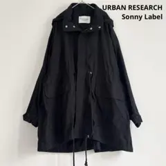 URBAN RESEARCH ミリタリーナイロンブルゾン ブラックのサムネイル