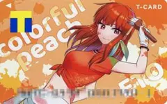 えと Tカード 「カラフルピーチ×Tカード」Vポイントカード