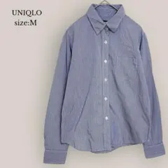 【UNIQLO】チェックシャツ　Yシャツ　長袖　メンズ　オールドユニクロ