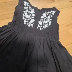 グラニーブランケット　ワンピース　刺繍　120のサムネイル