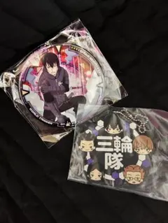 ワールドトリガー三輪秀次　缶バッジ、キーホルダー