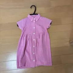 RALPH LAUREN 半袖ポロワンピース ピンクのサムネイル