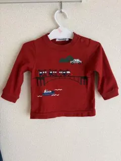 familiar ファミリア 長袖Tシャツ 80cm 乗り物