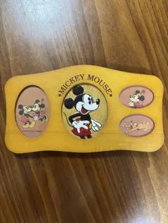 ミッキーマウス 木製フォトフレーム