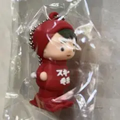 新品未開封 スキー毛糸 「スキー坊や」キーホルダ