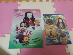 鬼滅の刃 コジマコラボ　クリアファイル 下敷き　セット売り