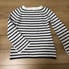 Mila Owen ストライプ 長袖ニット