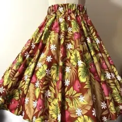 豹柄ヒョウ柄50's サーキュラースカート オールディーズロックンロール