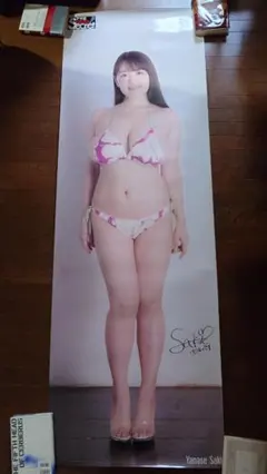 牧野真莉愛 モーニング娘。'16 水着ver. 全身タペストリー 1/1スケール