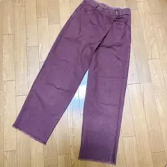 Cepo デニム ジーンズ デニムパンツ 赤 ボルドー Sサイズ