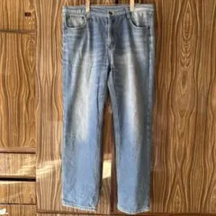 メンズ ライトブルー ストレートデニム XLサイズ