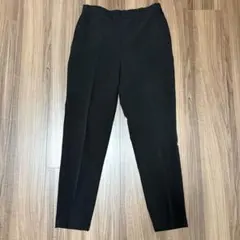 GU ブラック センタープレスパンツM