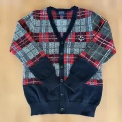 PEARLY GATES チェック柄カーディガン