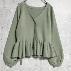 ペプラム ニット