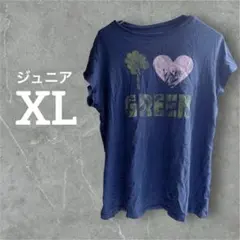 no boundaries ネイビー Tシャツ グラフィックプリントオーガニック