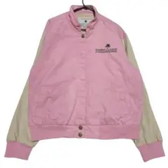 バイカラー スタジャン カジノ 刺繍 ジャケット コットン ブルゾン