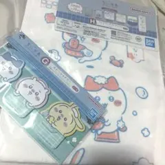 ちいかわ 一番くじ H賞 ロングタオル Ｇ賞 付箋