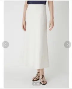 milaowen ハリ感バイアスナロースカート