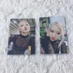 【公式】BLACKPINK ロゼ BORN PINK トレカ2枚セット