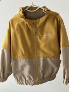 ポケッタブル イエロー キッズジャケット 90