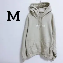 CHERRY FIT ベージュ パーカー Mサイズ 裏起毛 フード付き