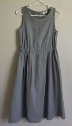【美品】【ａ.v.v】ミモレ丈ストライプワンピース膝下Ｓ〜Мサイズ