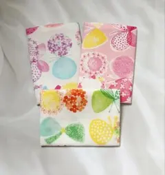 3点セット　子供用ポケットティッシュケース　入園入学　新学期　カラフルリボン柄