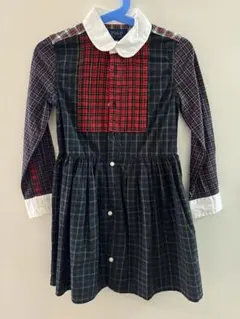 Polo Ralph Lauren チェック柄ワンピース 4/4T