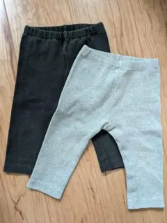 ベビースパッツ 2色セット グレー ブラック