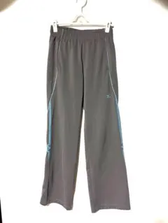 ミズノ ジャージ ロングパンツ スポーツウェア L グレー 水色 ブルー