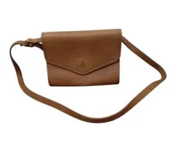 Ralph Lauren 本革レザーショルダーバッグ ロゴ刻印 ヴィンテージ