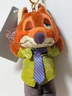 ズートピア ニック・ワイルド ぬいぐるみキーホルダー ディズニーストア