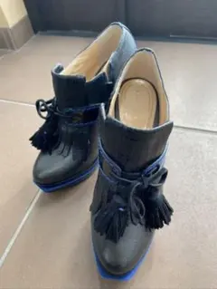 週末セール！cole haanコールハーン　ブーティー　タッセル　ローファー