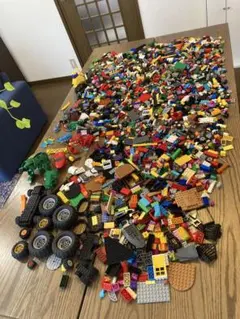レゴ LEGO まとめ売り 約6kg（うちタイヤ、車輪パーツ多数 約1kg）