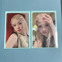 BLACKPINK ロゼ 2024 シーグリ　トレカ　まとめ売り ロゼ ハンク シーグリ 2024 クリスマス yg 特典 トレカ 3枚 セット