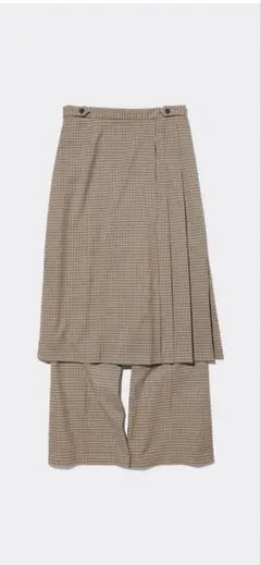 ✖️rokhベージュ ひざ丈スカート ボタン付き　38 ロク ✖️rokhベージュ ひざ丈スカート ボタン付き 38 ロク KOEISTORE