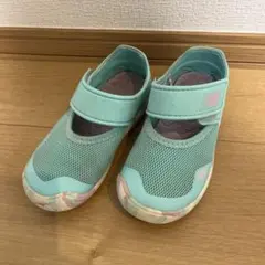 New Balance キッズサンダル 16 水色