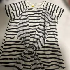 Sunny landscape ボーダーTシャツ 140cmのサムネイル