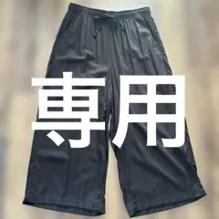 UNIQLO レーヨンリラコ Lサイズ ブラック