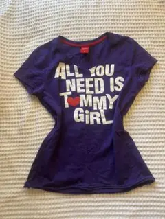 tommy girl 半袖Tシャツ パープル サイズS