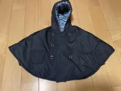 ブランシェス　ポンチョ　リバーシブル　80