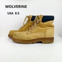 希少！WOLVERINE ウルヴァリン イエローブーツ 26.5ベージュ ワーク