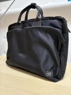 美品　ポーター　タイム　ビジネスバッグ　3way　2層　A4可　ブリーフケース
